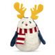 Dashi Xmas Plush Pengi 14cm - świąteczna zabawka dla psa, pluszowy pingwin z piszczałką