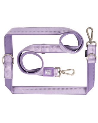 Max&Molly Multi Function Leash Matrix 2.0 Lavender - przepinana smycz dla psa, odblaskowa, fioletowa