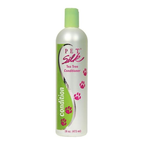 Pet Silk Tea Tree Conditioner 473ml - odżywka odstraszająca owady z olejkiem z drzewa herbacianego, do skóry suchej i swędzącej, koncentrat 1:16