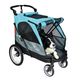 Show Tech Petstro Large 4-Wheel Buggy  Turquoise/Grey - wózek dla psa, kota, duża spacerówka, do 55kg
