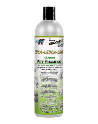 Double K Euca-Leuca-Lime Shampoo - eukaliptusowy szampon do podrażnionej skóry psa, kota, konia, koncentrat 1:6 - 473ml