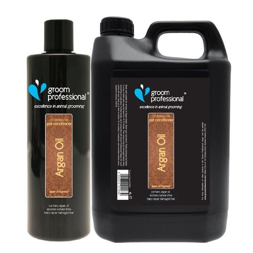 Groom Professional Argan Oil Conditioner - intensywnie nawilżająca odżywka do sierści z olejkiem arganowym, koncentrat 1:10