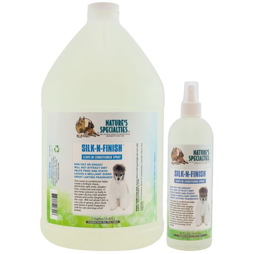 Nature's Specialties Silk-N-Finish Spray - wielozadaniowa odżywka dla psa i kota - 473ml