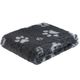 Blovi DryBed A+ - Non-Slip Pet Bed, Graphite-Grey with Paws