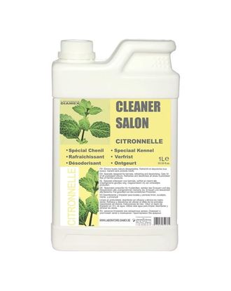 Diamex Cleaner Salon Citronella - uniwersalny preparat do czyszczenia, usuwający nieprzyjemne zapachy, o aromacie citronelli - 1L