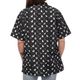 Blovi White Poodle Tunic - Short-Sleeved Grooming Tunic, Unisex, Black with Poodle Pattern