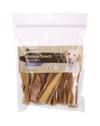 Flamingo Nature Snack Horse Skin 200g - naturalne przysmaki dla psa, końska skóra