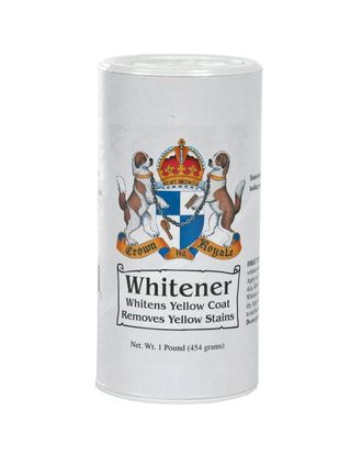 Crown Royale Whitener - puder wybielający żółte palmy i przebarwienia na sierści, dla psa, kota i konia - 453g