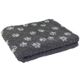Blovi DryBed B - Non-Slip Pet Bed, Graphite with Grey Paws
