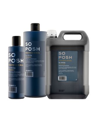 So Posh So White Shampoo - profesjonalny szampon do włosa białego, nawilżający i rozświetlający sierść