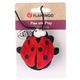 Flamingo Cat Zingu LadyBug - mała zabawka dla kota, pluszowa biedronka z kocimiętką