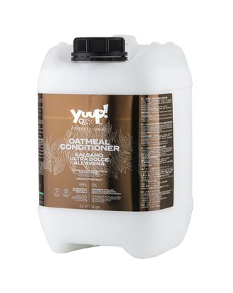 Yuup! Professional Oatmeal Conditioner - vegan conditioner with colloidal oat, for dogs and cats, for all coats, 1:10 dilution - 5L