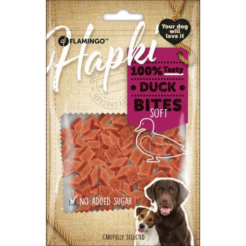Flamingo Snack Duck Soft Bites 85g - przysmaki dla psa, miękkie smaczki z kaczki