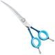 P&W Asian Style Set Scissors (Extra Curved & Straight) 6,5" - zestaw nożyczek do strzyżenia w stylu azjatyckim, nożyczki extra gięte + proste + etui