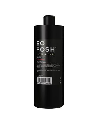 So Posh Professional Black Shampoo - profesjonalny szampon do włosa czarnego, nawilżający i odżywiający szatę - 1L