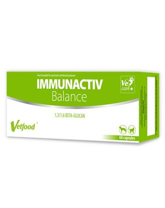 Vetfood Immunactiv Balance - preparat wspomagający odporność u zwierząt - 60tab.