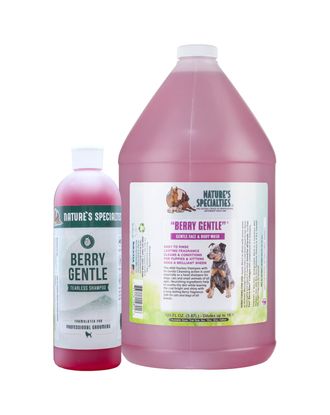 Nature's Specialties Berry Gentle Tearless Shampoo - delikatny szampon nie powodujący łzawienia dla psa i kota, koncentrat 1:16