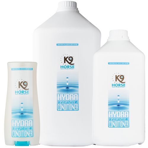 K9 Horse Hydra Keratin+ Conditioner - delikatna odżywka nawilżająca dla koni, koncentrat 1:40