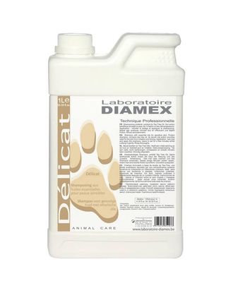 Diamex Delicat Shampoo - szampon z olejkiem z drzewa herbacianego, do wrażliwej skóry i sierści, koncentrat 1:8 - 1L