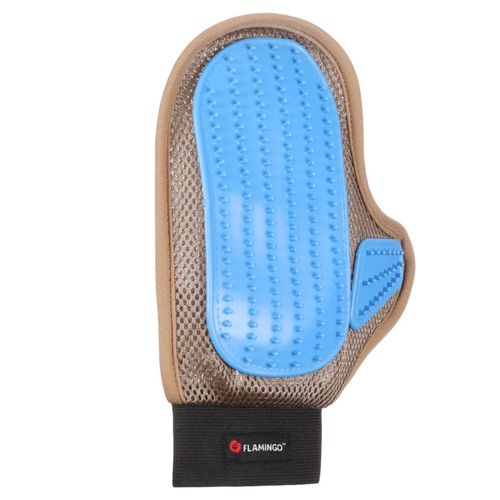 Flamingo Scrub Glove - rękawica do sierści, do wyczesywania i masażu