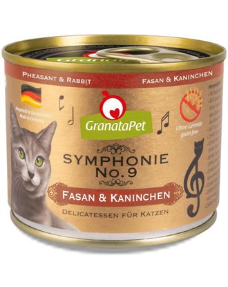 GranataPet Symphonie No.9 - wysokomięsna karma dla kota, bażant i królik