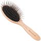 Groomer.dk De Luxe Silver Brush Large - owalna szczotka z metalowymi pinami, duża