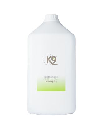 K9 Whiteness Shampoo - aloesowy szampon dla białej  i jasnej sierści, koncentrat 1:10 - 5,7L