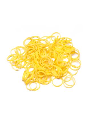 Gumki lateksowe HPP 100szt. - żółte 0,8cm
