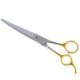 P&W Rony De Munter Curved Scissors - profesjonalne nożyczki groomerskie, gięte