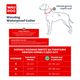 Waudog Waterproof Collar With QR Code Black - obroża wodoodporna dla psa, czarna z zawieszką QR
