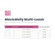 Max&Molly Multi-Leash Kiwi - smycz przepinana dla psa, ciekawy wzór, 200cm