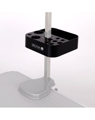 Groom-X Handy Tool Holder - wygodny przybornik, organizer groomerski czarny, mocowany do wysięgnika