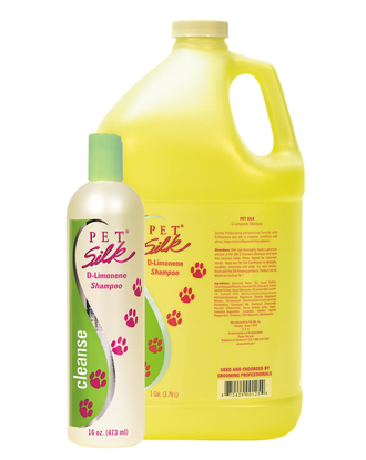 Pet Silk D-Limonene Shampoo  - szampon dla psa odstraszający pchły i kleszcze, łagodzący podrażnienia po ukąszeniach, koncentrat 1:16