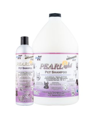 Double K Pearlight - szampon rozświetlający dla psów, kotów, koni, koncentrat 1:15