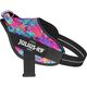 Julius-K9 Power & More Harness Vibe - dog harness with an adaptive leash ring, palm trees pattern