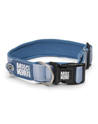 Max&Molly GOTCHA! Smart ID Matrix 2.0 Extra Wide Collar Ocean - szeroka obroża dla psa z identyfikatorem QR, niebieska