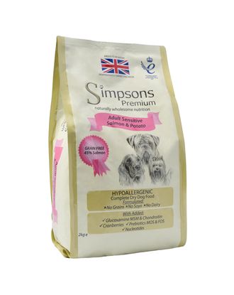 Simpsons Premium Adult Sensitive Salmon & Potato - karma dla wrażliwych psów, łosoś i ziemniaki - 2kg