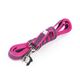 Julius K9 Color & Gray Supergrip Leash With Handle Pink - smycz treningowa z uchwytem, różowa, antypoślizgowa