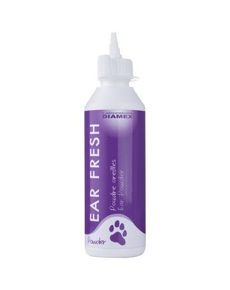 Diamex Ear Fresh - proszek odświeżający do uszu, ułatwia wyrywanie włosów z wnętrza ucha psa - 85g