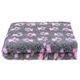 Blovi DryBed VetBed A - Non Slip Pet Bed, Graphite-Pink