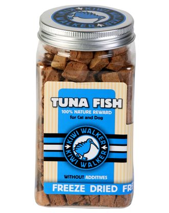 Kiwi Walker Snacks Tuna 105g - 100% tuńczyk, liofilizowane, naturalne przysmaki dla psa i kota