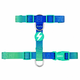 Dashi Lumix Borealis Back Harness - Adjustable Guard Harness for Dogs, Blue-Green