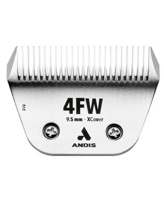 Andis Ceramic EDGE 4FW XCover Wide Blade - szerokie, ceramiczne ostrze do maszynek Snap-On, stal chromowana - 9,5mm