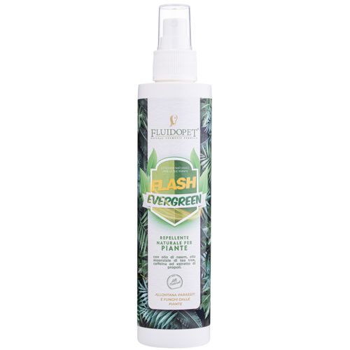 FluidoPet Flash Evergreen Spray 200ml - preparat do odstraszania pasożytów z roślin domowych