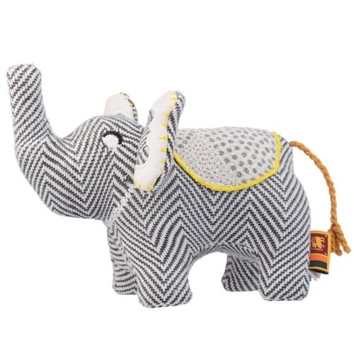 RES-046935Resploot Cuddlers Elephant - maskotka dla psa, słoń z materiałów z recyklingu, z piszczałką