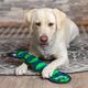 Outward Hound Durablez Snake L Blue - piszcząca zabawka dla psa, bez wypełnienia, niebieski wąż