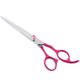 Jargem Fuchsia Straight Scissors - Grooming Shears With Soft Ergonomic Handle