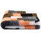 Blovi DryBed VetBed A+ - Non-Slip Pet Bed, Orange Checkered (Patchwork)