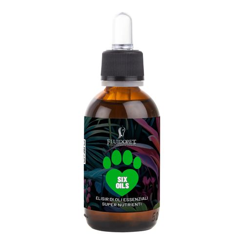 FluidoPet Six Oils Elixir 50ml - niezwykle odżywczy, rewitalizujący, regenerujący eliksir do sierści