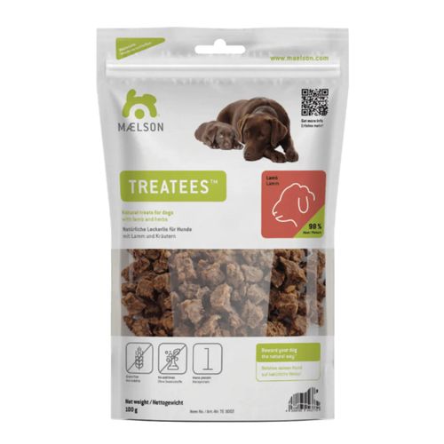 Maelson Treatees Lamb 100g - naturalne przysmaki dla psa, mięsne kąski z jagnięciny